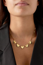 Afbeelding in Gallery-weergave laden, Ketting - Heart Studs (goud)