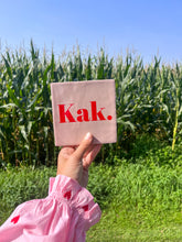 Afbeelding in Gallery-weergave laden, Tegeltje - Roze - Kak. (rood)