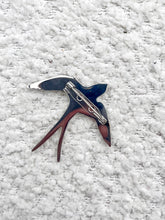Afbeelding in Gallery-weergave laden, Broche - Vogel (zilver)