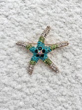 Afbeelding in Gallery-weergave laden, Broche - Zeester Aqua