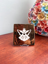 Afbeelding in Gallery-weergave laden, Tegeltje - Goud - Engeltje (off-white)