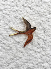 Afbeelding in Gallery-weergave laden, Broche - Vogel (goud)