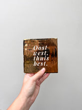 Afbeelding in Gallery-weergave laden, Tegeltje - Goud - Oost west thuis best