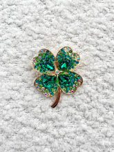 Afbeelding in Gallery-weergave laden, Broche - Klavertje Vier (groen)