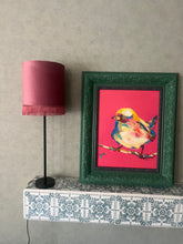 Afbeelding in Gallery-weergave laden, Sfeerfoto roze lampenkap met franjes