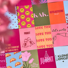 Afbeelding in Gallery-weergave laden, Kaart - Love you (oranje)