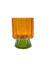 Afbeelding in Gallery-weergave laden, Kandelaar/Waxinelichthouder Glance Oranje Groen