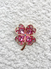 Afbeelding in Gallery-weergave laden, Broche - Klavertje Vier (roze)