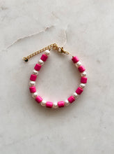 Afbeelding in Gallery-weergave laden, Armband - Magenta Rain