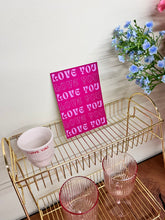 Afbeelding in Gallery-weergave laden, Kaart - Love you (paars)