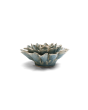 Afbeelding in Gallery-weergave laden, Keramische bloem - Blue Dahlia