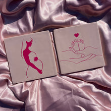 Afbeelding in Gallery-weergave laden, Tegeltje - Roze - Baby