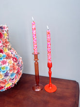 Afbeelding in Gallery-weergave laden, Ledkaars Confetti Oranje en Roze