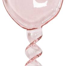 Afbeelding in Gallery-weergave laden, Glass Coffee Spoons Spiral Roze (set van twee)