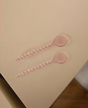 Afbeelding in Gallery-weergave laden, Glass Coffee Spoons Spiral Roze (set van twee)