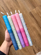 Afbeelding in Gallery-weergave laden, Ledkaars Confetti Blauw