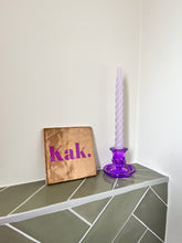 Afbeelding in Gallery-weergave laden, Tegeltje - Goud - Kak. (paars)