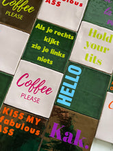 Afbeelding in Gallery-weergave laden, Tegeltje - Groen - Als je rechts kijkt zie je links niets