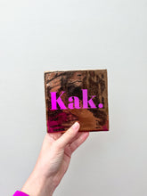 Afbeelding in Gallery-weergave laden, Tegeltje - Goud - Kak. (paars)