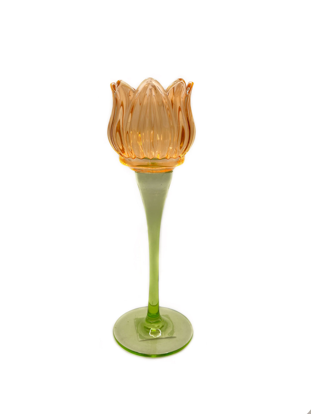 Waxinelichthouder Tulp Groot (licht oranje)