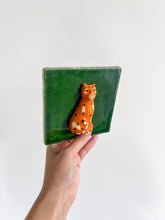 Afbeelding in Gallery-weergave laden, Tegeltje - 3D - Groen - Panter
