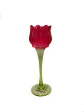 Afbeelding in Gallery-weergave laden, Waxinelichthouder Tulp Groot (roze)
