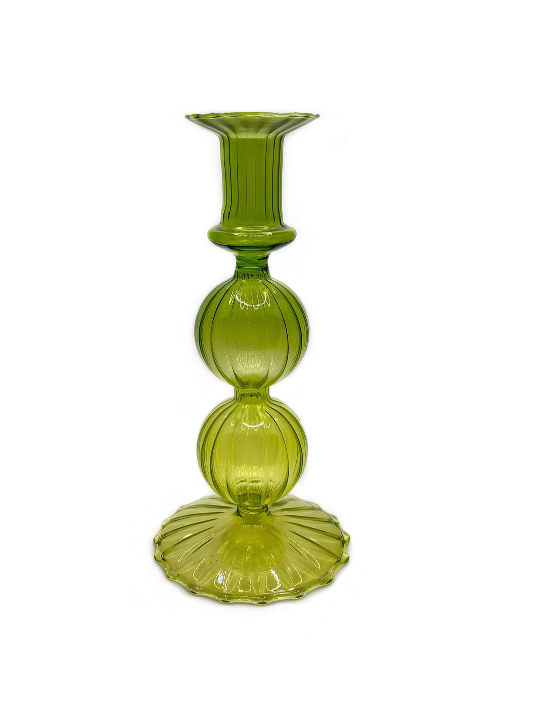 Kandelaar Green Glass