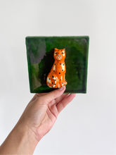 Afbeelding in Gallery-weergave laden, Tegeltje - 3D - Groen - Panter
