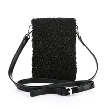 Afbeelding in Gallery-weergave laden, Tas Teddy Glitter Zwart
