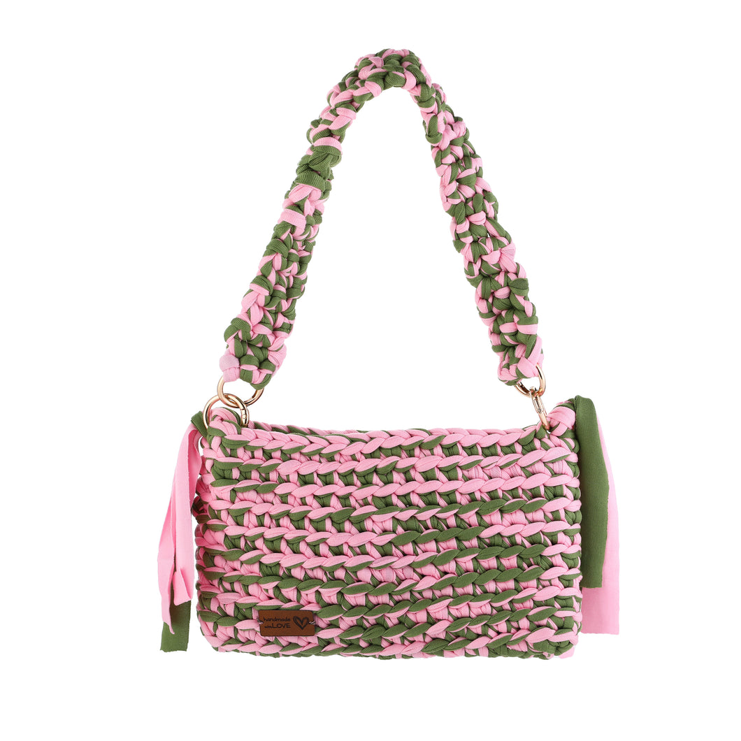 Tas - Lot (groen en roze)