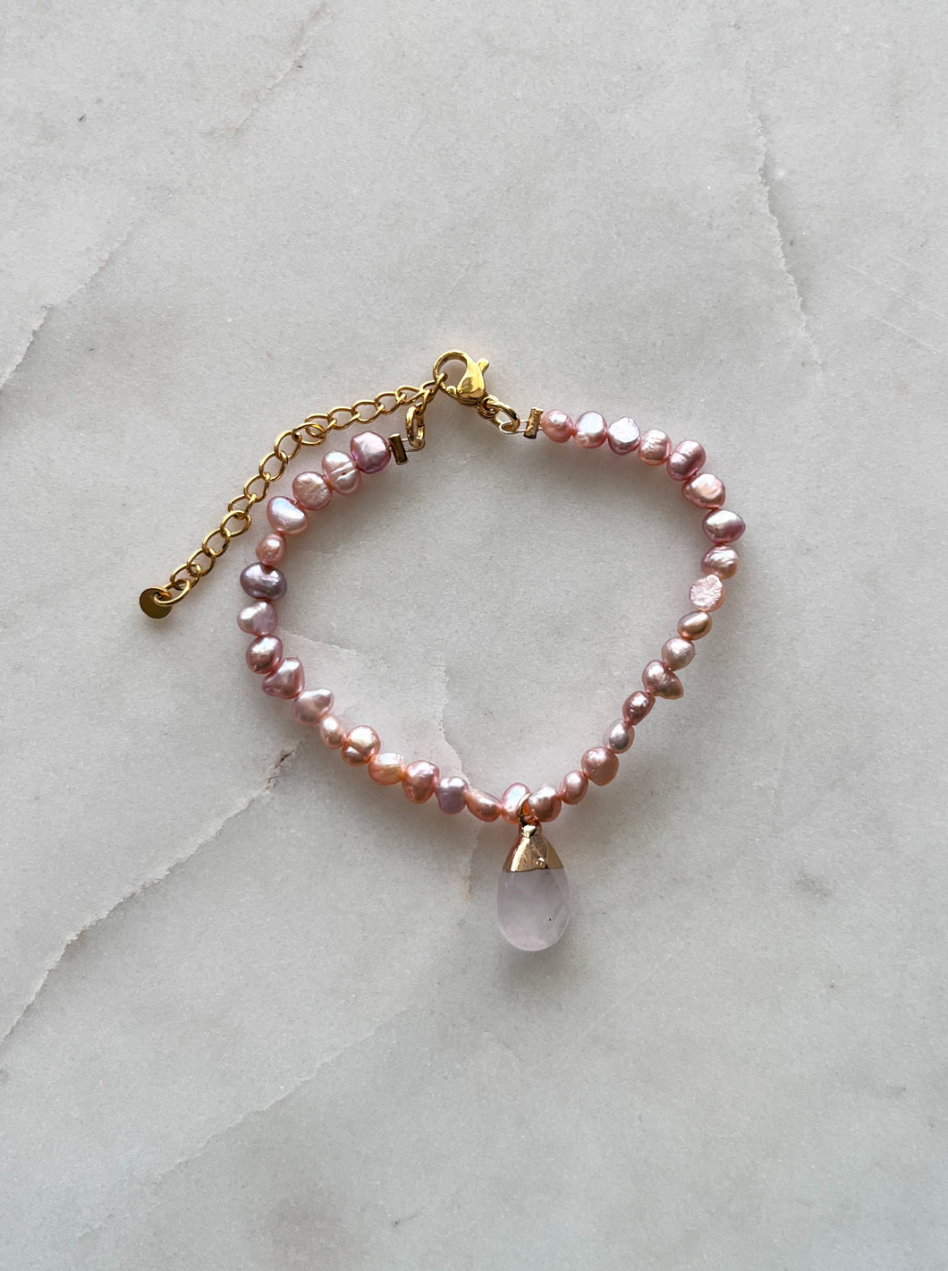 Armband - Pink Pearl