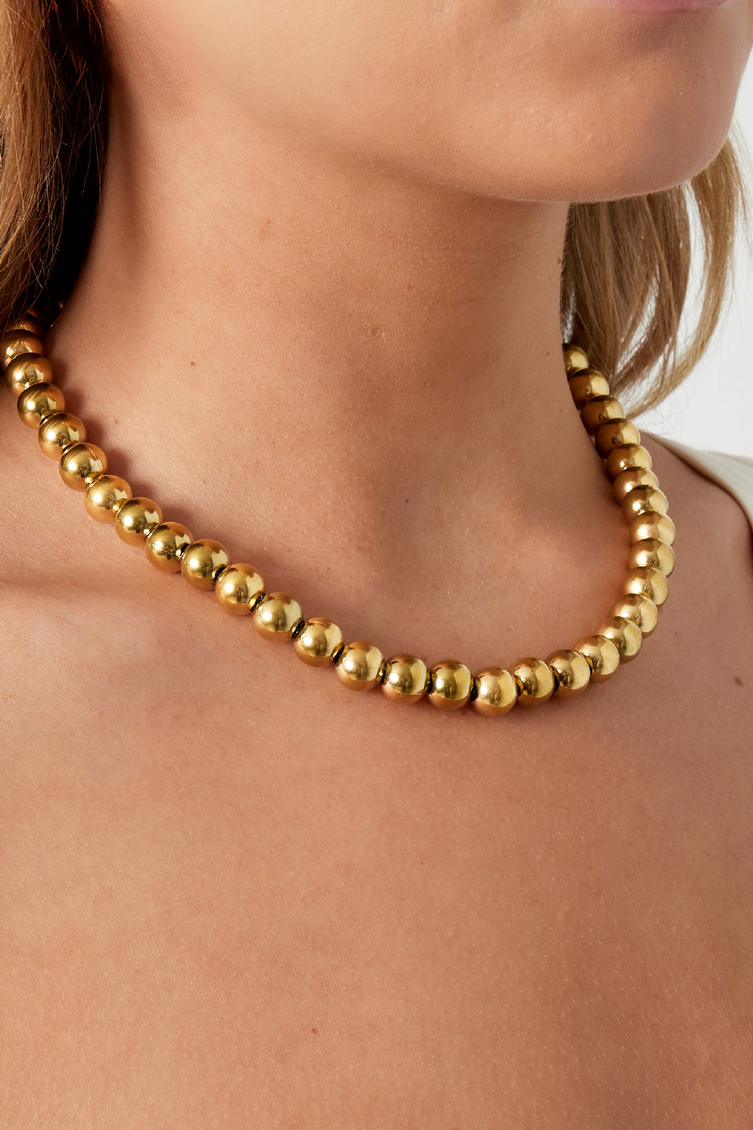 Ketting - Gouden Kralenketting