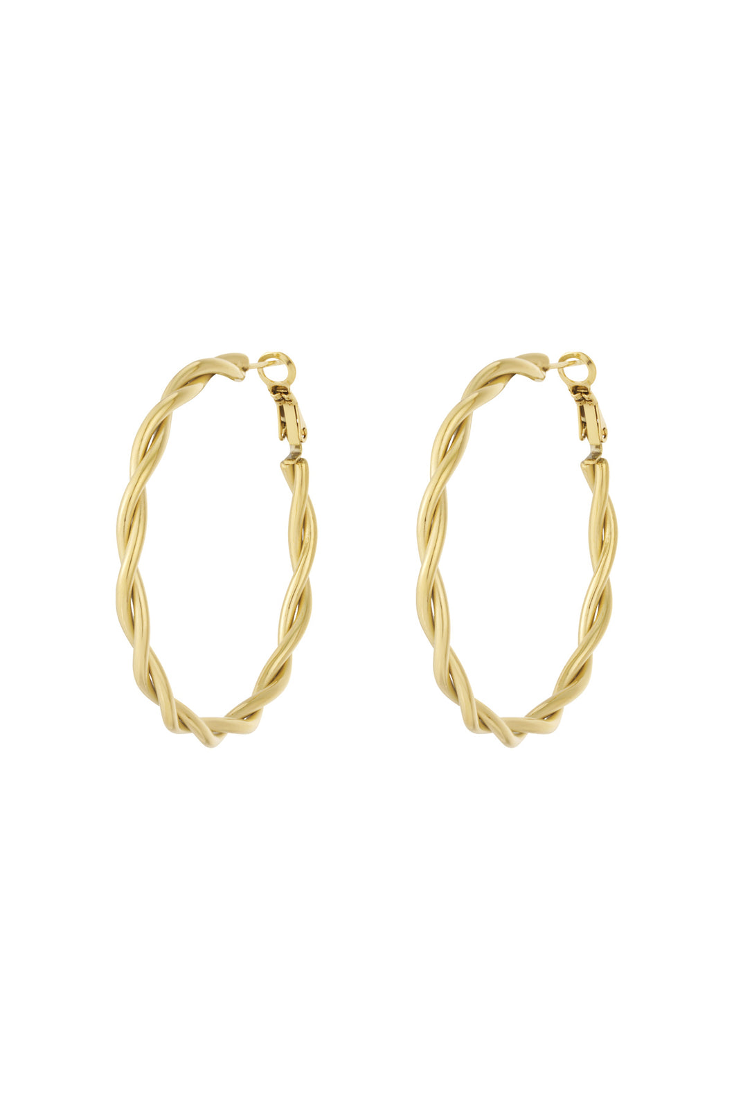 Oorbellen - Twisted Rings