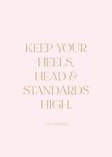 Afbeelding in Gallery-weergave laden, Poster 50 x 70 cm Keep Your HEELS high
